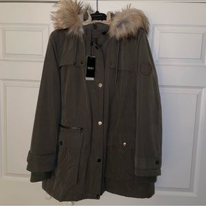 NWT Army Green DKNY Winter Coat